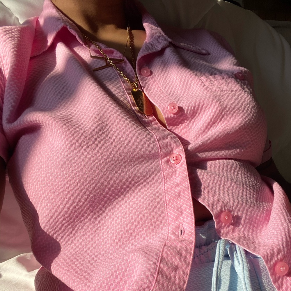 Northcrest button down top